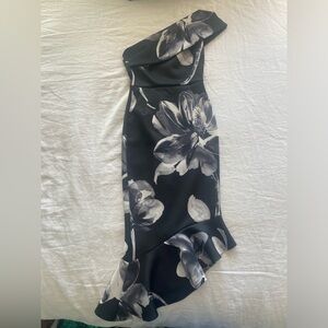 ASOS off shoulder flower print dress